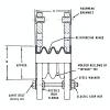 PTFE expansion joint 3 convolutes